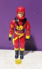 GI Joe Eco Warriors Barbeque BBQ Firefighter v3 1992 w/ Visor