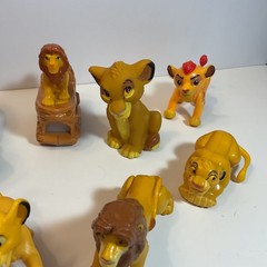 Disney Lion King Movie Figure Lot of 8 Plastic & Rubber Figures