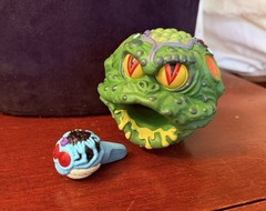 Vintage 1991 ERTL BLURP BALLS Croaky Bugchuck w/ Projectile Fly RARE