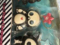 Rare🔥New Skelanimals Figurine Christmas Ornament 4 Pieces Set In Box