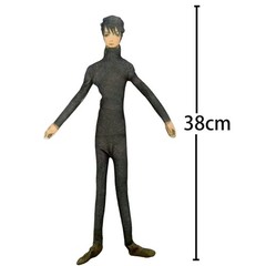 38cm Anime Gojo Satoru Itadori Yuji Cosplay Doll Plush Stuffed Figure Dolls Room