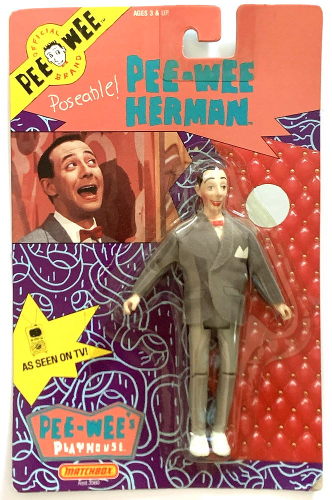 1988 Pee-Wee Herman Playhouse PEE-WEE Only 6″ Action Figure Matchbox Sealed READ