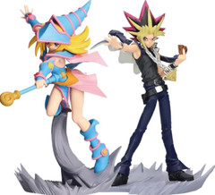 Yu-Gi-Oh! Duel Monsters Figure lot Black Magician Girl & Yami Yugi Set of 2 New