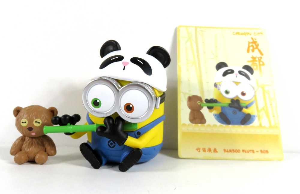 Pop Mart Minions Travelogues Of China Series Bamboo Flute Bob Figure NEW