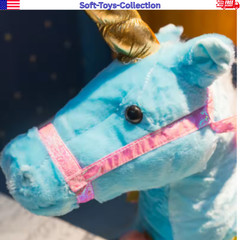 85cm Giant Unicorn Plush Toy Soft Stuffed Animal Kids Gift