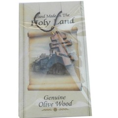 Russian Orthodox Cross olive wood necklace, necklace is 60cm long – 23.5 inches