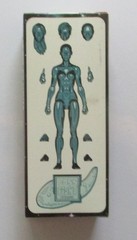 Bio Blue Vitruvian HACKS Blank Female Action Figure 3 3/4″ Boss Fight