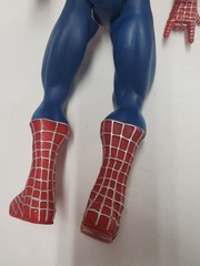 *WORKS* Marvel 2002 SpiderMan Kicking Punching 13″ Hero Action Figure Tobey