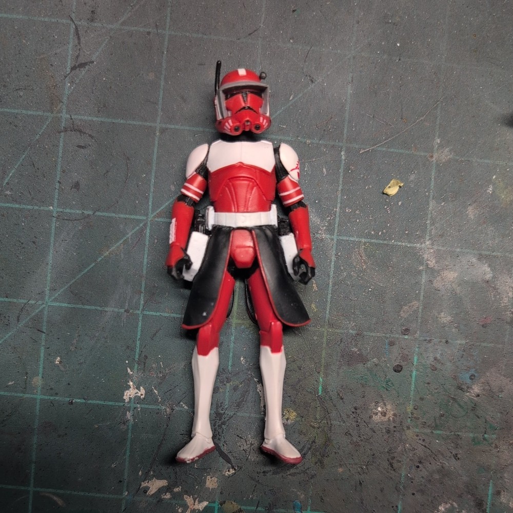 Star Wars The Clone Wars Phase 2 Clone Commander Fox CW18 TCW 3.75”