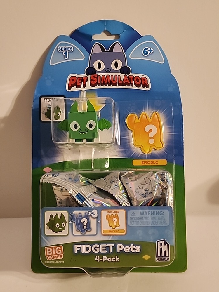 Pet Simulator Fidget Pets Mystery 4-Pack NEW Factory Sealed Series 1