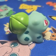 Pokemon Bulbasaur Figure Finger Puppet 2013 Nintendo Bandai Japan USA Seller Toy