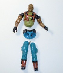 Roadblock W/Rifle GI Joe Action Figure 1992 Recalled Rare version