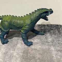Vintage 1984 Imperial Toy Dragon Scaled Blue/Green