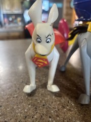 DC Superdog Lot Rocket Krypto Talking Ace Mechanikat Kevin Fisher Price 2004