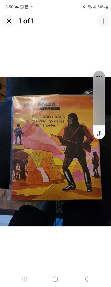 1970s Planet Of The Apes Mexican CIPSA Soldier Urus(factory Sealed)