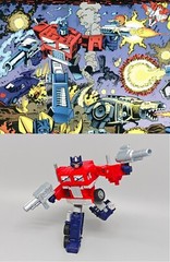 3D DIY Comic Gun Sticker Upgrade Kit For Legacy United G1 OP Prime Grimlock