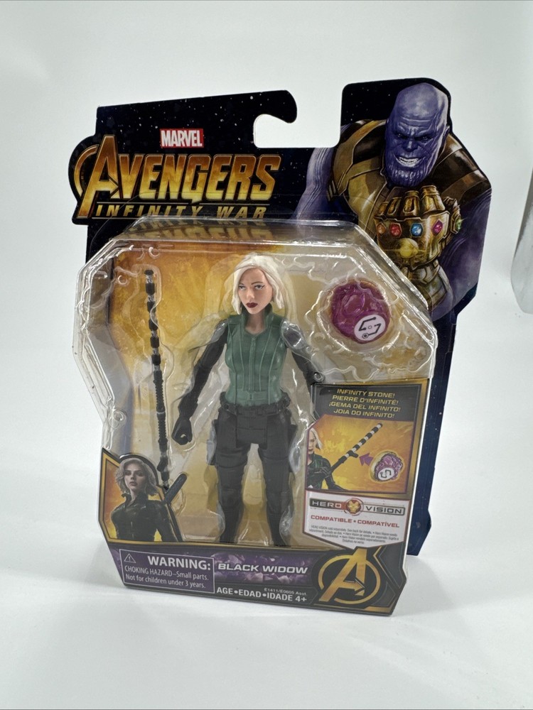 Marvel Avengers Infinity War BLACK WIDOW Infinity Stone 6” Figure 2017