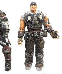 Lot (2) Gears of War 7″ Action Figures with Accessories