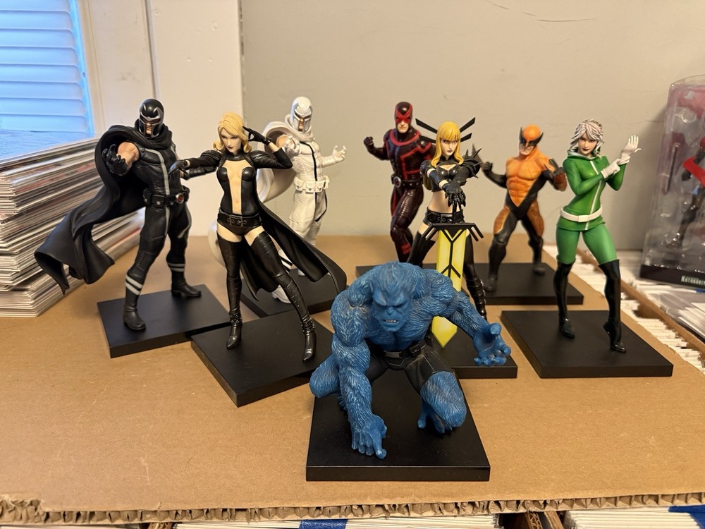 Kotobukiya ArtFX X-Men Wolverine Magneto Beast Magik Rogue Cyclops Emma Frost