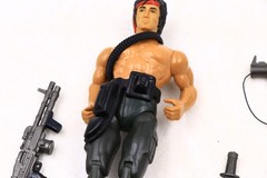 Vintage Rambo The Force of Freedom Rambo 1986 Coleco Figure Near Complete