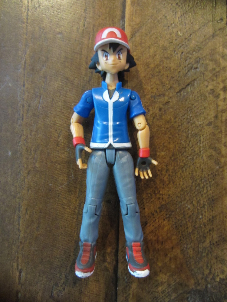 Pokemon Tomy 4.5” Ash Ketchum Figure Nintendo Used Loose Plastic