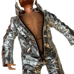 Vintage 1964 GI Joe Adventure Team Astronaut Space Walk Figure Red Flocked Hair