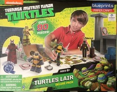 90 pcs Build NEW TMNT Teenage Mutant Ninja Turtles Lair Deluxe Pack Blueprints