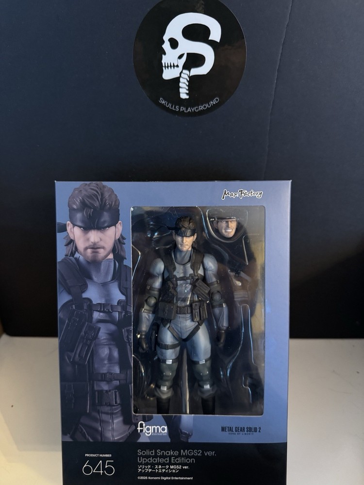 Figma Metal Gear Solid 2 Sons of Liberty Solid Snake MGS2 Ver. Updated Edition