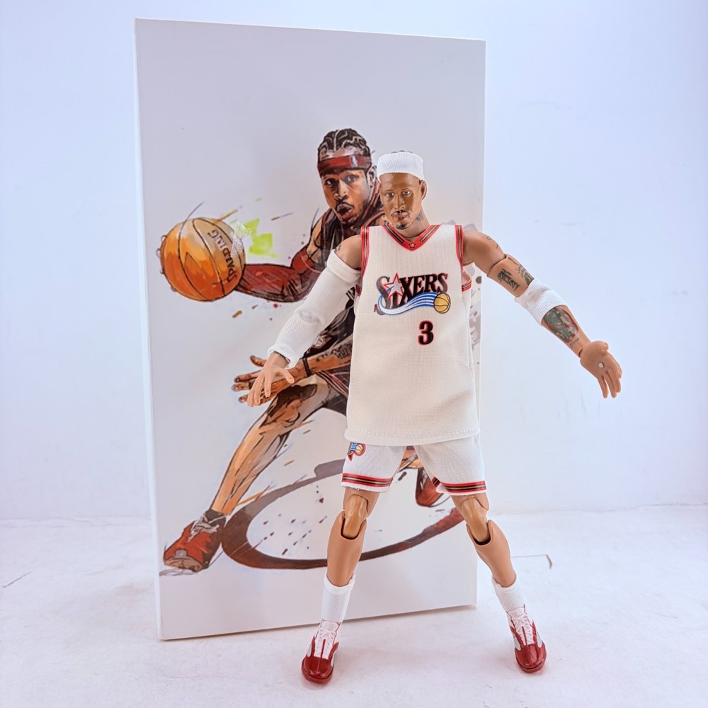 Philadelphia 76ers Allen Iverson #3 Legend Creation 1:9 Scale Action Figure Gift