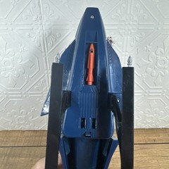 MASK Switchblade Vintage 1985 Vehicle w/Miles Mayhem Figure, Bomber, Extra Blade