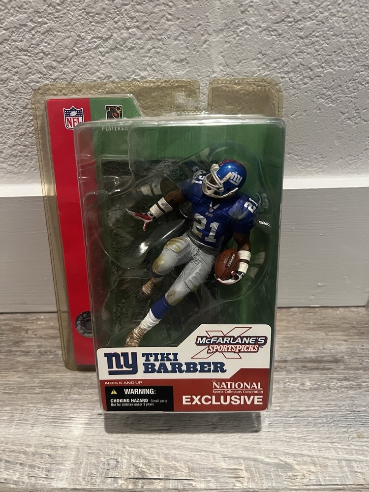 2003 McFarlane NFL Series 6 New York Giants Tiki Barber Convention Exclusive