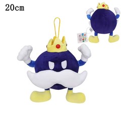 King Bob-omb Super Mario Party Bob Star Rush Plush Toy Stuffed Animal 8″