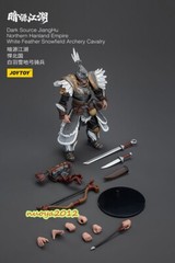 JOYTOYS JT5901 JT6045 1/18 White Feather Snowfield Archery Cavalry Armored Horse