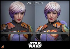 Hot Toys TMS171 Star Wars: Rebels Sabine Wren 1/6 Scale 12″ Figure In Stock USA