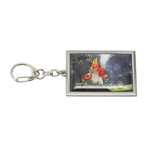 Pokemon Center original Metal keychain STRANGE PARADOX Kodai A Slither Wing