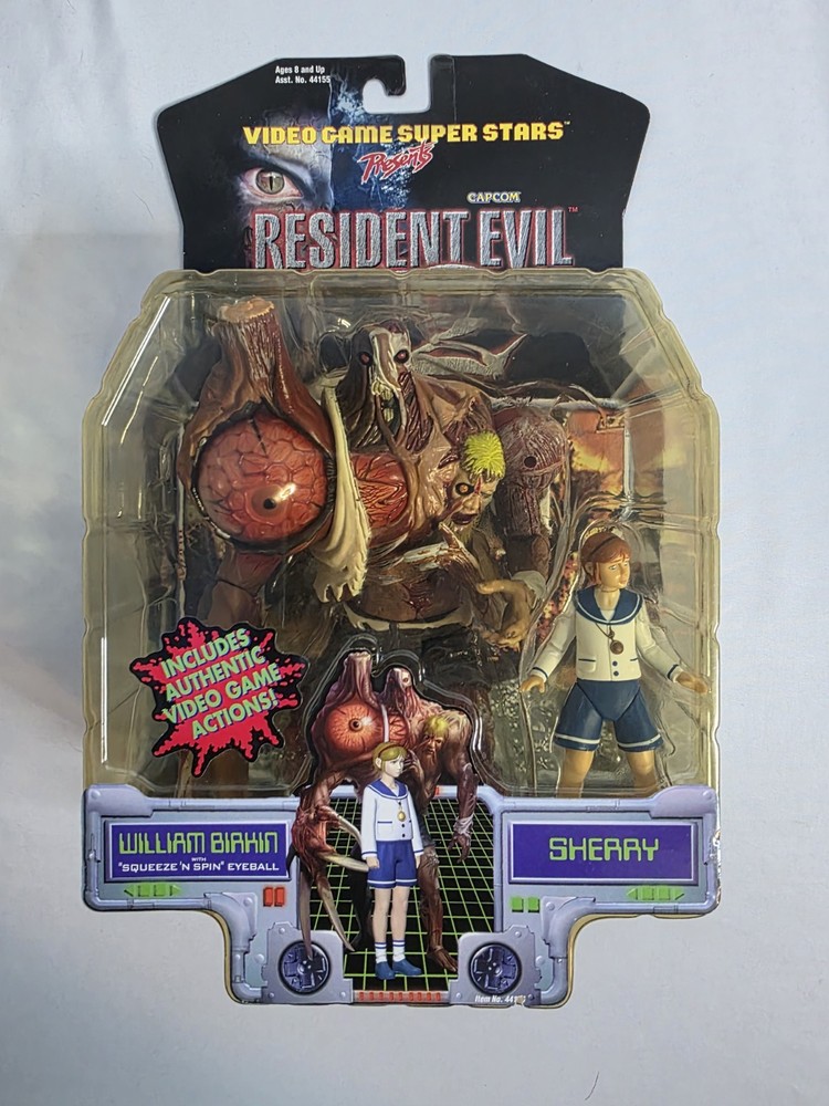Biohazard Video Game Superstars Resident Evil 2 William Birkin & Sherry Figure