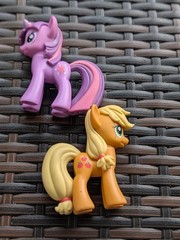 My Little Pony G4 FiM 3″ Figure Lot Of 7 Toys w/ Brushable Hair 2010 Magic
