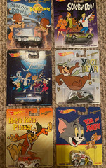 Hot Wheels Pop Culture Hanna Barbara Lot of 6: Tom & Jerry Flintstones +++