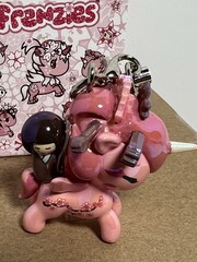 Tokidoki Unicorno Frenzies Shimmer Cherry Blossom Momoko Keychain Bag Charm New