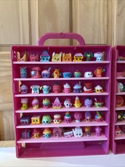 Shopkins Lot of 96 Foodie Random Figures ~ No Dupes Mixed Seasons with Cases 🧁