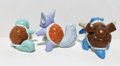 Tomy Officially Licensed Squirtle, Wartortle & Blastoise Evolution Toy Lot – New