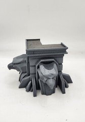 Marvel Legends Custom Building Corner Diorama Stand 1/12 Scale Painted