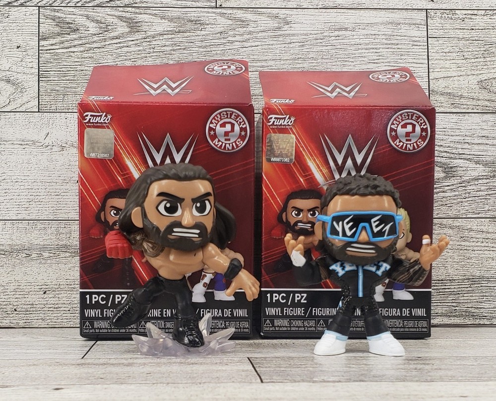 Roman Reigns & Jey Uso WWE Funko Mystery Minis Vinyl Mini Figure Bloodline