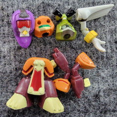 Lot Of 6 Medabots Collection Takara Retro Miniature Figures