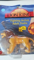 The Lion King Fighting Action Adult SIMBA 1994 Disney Toy Figure Battle Package