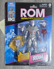 Marvel Legends 6″ ROM Space Knight w/Mini-Comic Silver Robot Action Figure