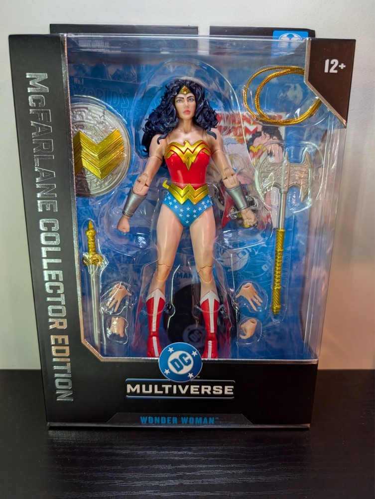 McFarlane DC Multiverse Wonder Woman #61 Classic 80’s Collector Edition 7″ NIB