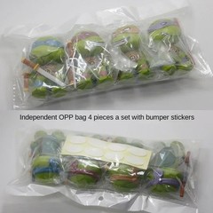 TMNT Mni Action Toy Figures 4Pcs Ninja Turtle Ornaments Car Dashboard Gift