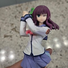 Angel Beats! Yuri Nakamura Anime Figure Yurippe School Uniform PVC Statue 6.5″