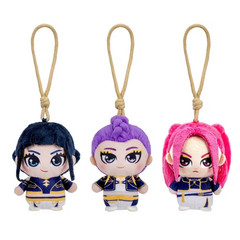Kpop Demon Hunters lot of 4-inch Clip-On Plush – Rumi, Mira, and Zoey NWT K-Pop
